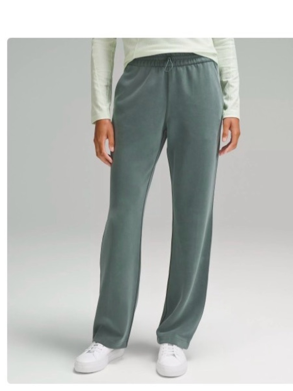 lululemon athletica Softstream High Rise Pants in Forest Green